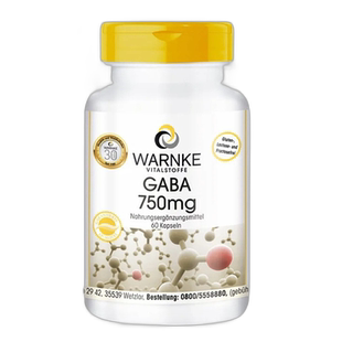 欧洲直邮Warnke德国多巴胺片60粒GABA氨基丁酸缓解紧张焦虑睡眠片
