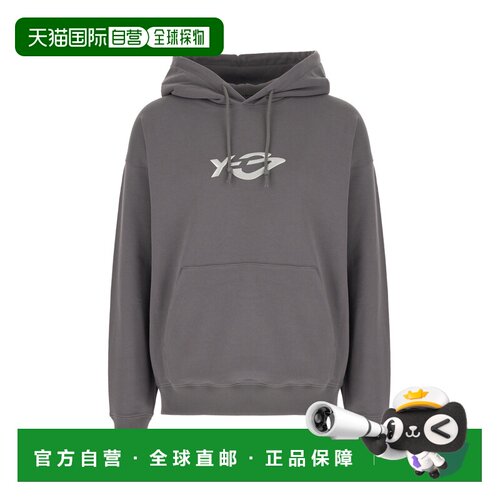 1h可退 香港直邮Y-3 男士 灰色棉质毛衣 KZ0841GREYFIVE grey灰色