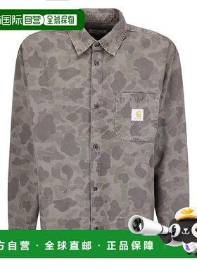 付款1h内可退 香港直邮CARHARTT WIP 男士 L/S 小鸭图案衬衫 I033