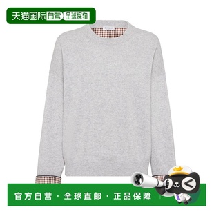 Cucinelli 浅灰色毛线衫 布内罗 女士 古奇拉利 香港直邮Brunello