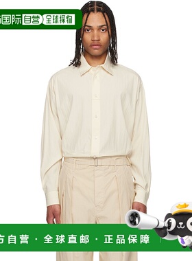 香港直邮Lemaire 男士 灰白色 Loop 衬衫 SH1169LF1370