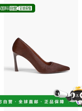 香港直邮ZIMMERMANN 女士 小牛毛浅口鞋 0956FF24CHOCOLATE