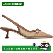 Choo 中跟鞋 周仰杰 棕色 香港直邮Jimmy 女士 Amita AMITA45