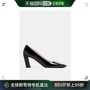 香港直邮roger 维维亚女士黑色高跟鞋 vivier罗杰