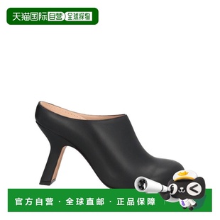 香港直邮LOEWE 罗意威 女士 Mules 木屐 black黑色 舒适时尚拖鞋