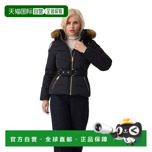 欧洲直邮GUESS 女士羽绒服 W6BL58W4197JBLK AW20【付后1h可退】