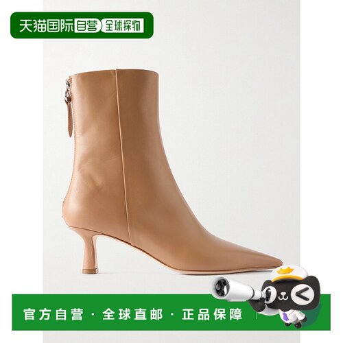 香港直邮aeyde 女士 Rowan 皮质短靴 A11AB0606002006225Hazelnut
