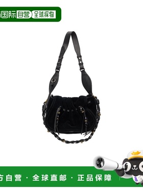 1h可退 香港直邮26SS 抽绳单肩包 Women斜挎包编织包