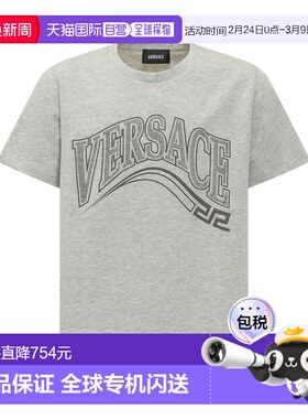 1h可退 香港直邮versace 范思哲 男童 10182931A16782 6EB20 上衣