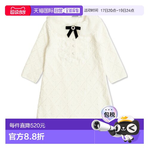 1h可退 香港直邮Self-Portrait 圆领连衣裙 AW25728S长袖针织