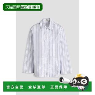 涂层条纹棉质府绸衬衫 香港直邮Acne 男士 艾克妮 22C171 Studios
