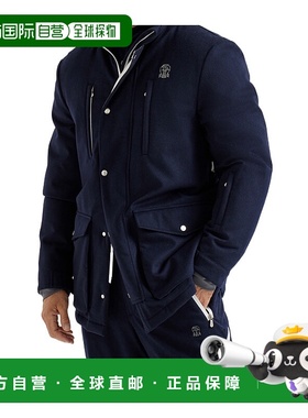 1h可退 香港直邮Brunello Cucinelli 长袖羊毛棉服 MM470KG09夹克