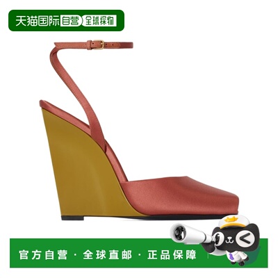 欧洲直邮ysl/圣罗兰 女士 凉鞋坡跟单鞋