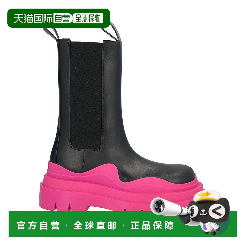 1h可退 香港直邮Bottega Veneta 葆蝶家 女士 脚踝靴 black黑色