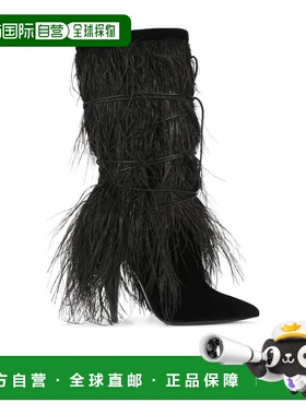 香港直邮Saint Laurent Yeti 110短靴 521503GVO00长筒靴女靴高跟