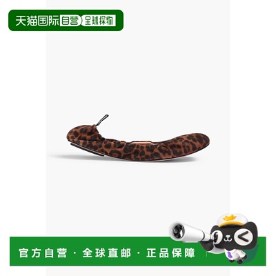 1h可退 香港直邮Gianvito Rossi 吉安维托 罗西 女士 醋纤豹纹绒