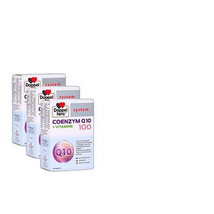 欧洲直邮Doppelherz德国双心Q10辅酶100mg多维护心增强心脏180粒
