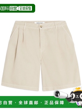 香港直邮Maison Kitsune 牛仔褶皱短裤 OW01114WD4012