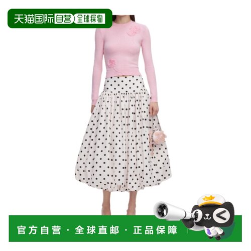 1h可退 Self-Portrait 波点半身裙 RS26124MSKa字裙