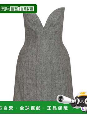 1h可退 香港直邮Self-Portrait 抹胸人字纹迷你连衣裙 RS26213S