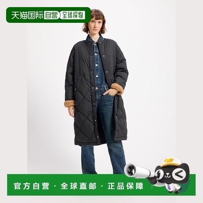 自营欧洲直邮Pyrenex Blossom 女士黑色长款羽绒服