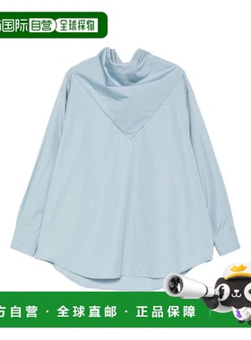 1h可退 香港直邮Ami Paris 女士 Ami Clear 巴黎蓝色衬衫 UTP801D