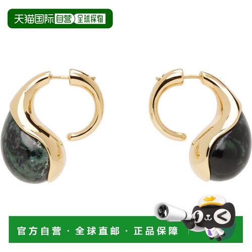 1h可退 香港直邮BottegaVeneta葆蝶家Drop Marble女士耳环