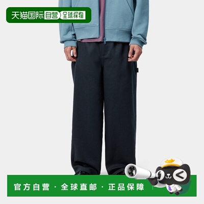 自营欧洲直邮Carhartt WIP Holden男士深夜蓝棉拉链门襟低腰长裤