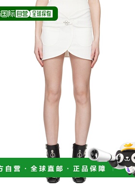 香港直邮Courreges 搭扣口袋半身裙 124DJU143DE0022