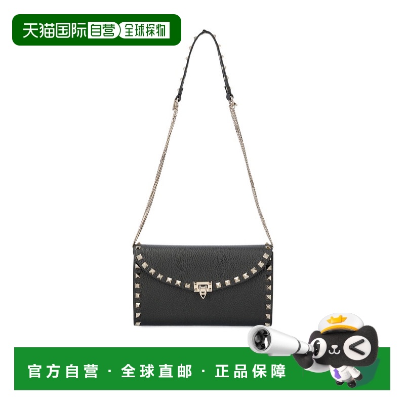 【99新未使用】香港直邮Valentino 铆钉翻盖单肩包 WP0Z81VSH