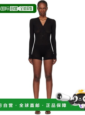 1h可退 香港直邮Mugler 穆勒 女士 黑色连体衣 26P2BO02901136