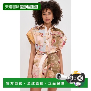 1h可退 香港直邮ZIMMERMANN 女士 Ascension 翻边连体衣