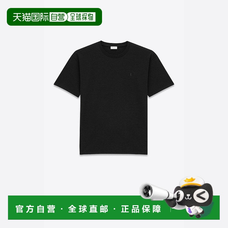 欧洲直邮SAINT LAURENT 圣罗兰 25秋冬 781566Y37HC1000 男士 短T