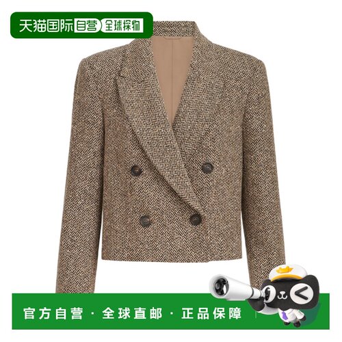 Brunello Cucinelli 羊毛短式夹克 MG5667237长袖 【付后1h可退】