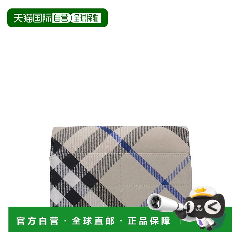 香港直邮Burberry 巴宝莉 女士 Snip 格紋折疊單肩包 8086971