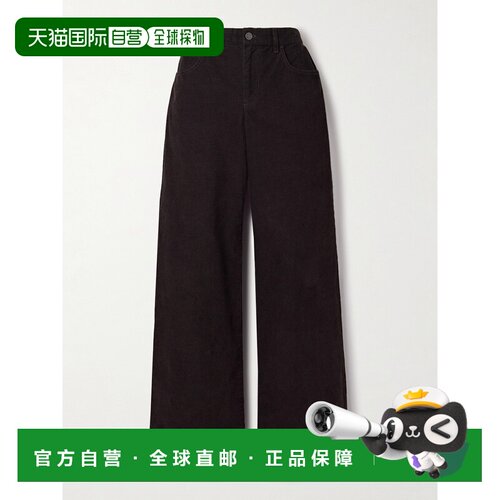香港直邮The Row 女士 Eglitta 棉质灯芯绒直筒长【付后1h可退】