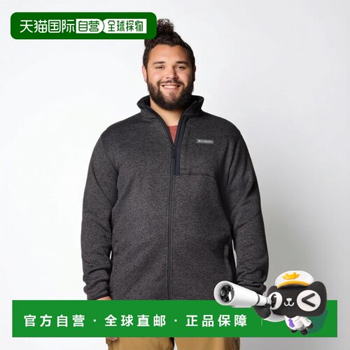 自营欧洲直邮Columbia Sweater Weather™ II男士大码拉链抓绒外套