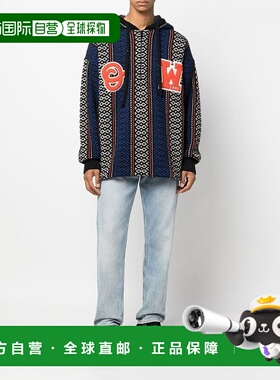 欧洲直邮OFF-WHITE 男士针织毛衣OMHA153F22KNI0016020羊毛帽衫