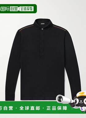 香港直邮zegna 杰尼亚 男士 长袖Polo衫 UD392A7D749上衣男装
