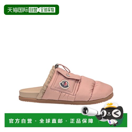 1h可退 香港直邮Moncler Logo拖鞋 K109B4M00040M5080一脚蹬