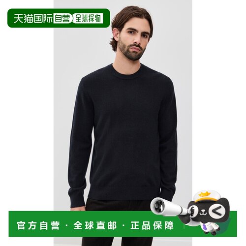 1h可退 美国直邮VINCE 男士 羊绒水手领毛衣 green绿色 舒适时尚