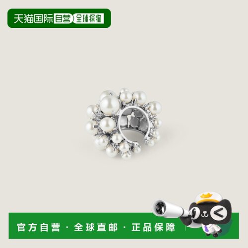 自营欧洲直邮Givenchy纪梵希 Crystal Pearl金属珍珠耳骨夹配饰