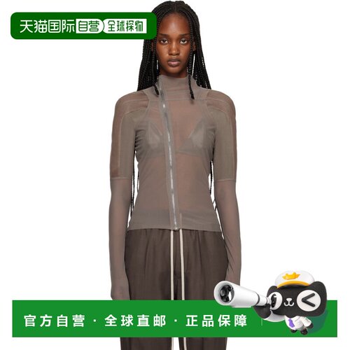 香港直邮rick owens 瑞克 欧文斯 女士 灰褐色 Temple Combo Gary