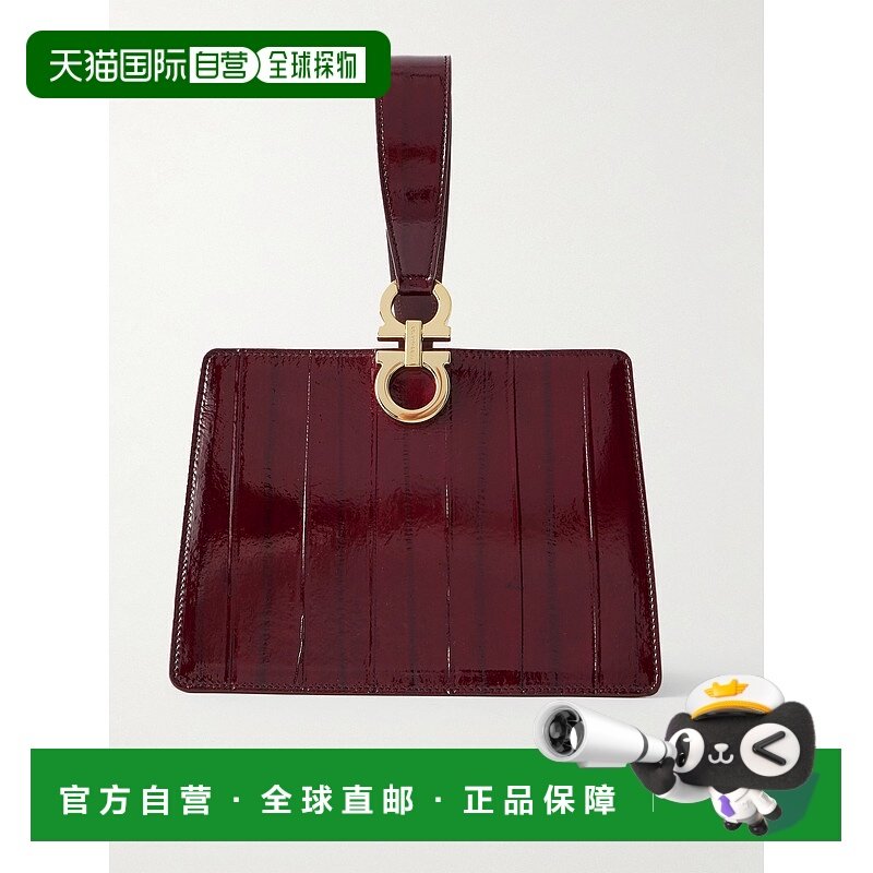 1h可退 香港直邮Salvatore Ferragamo 菲拉格慕 女士 漆皮手包 22