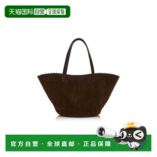 1h可退 香港直邮Staud 女士 Caro 绒面革水桶包 brown棕色 舒适时