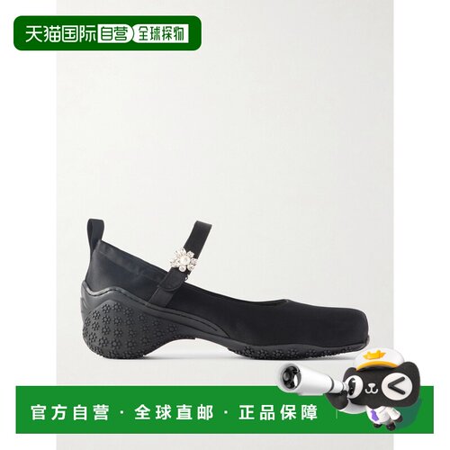 Simone Rocha 蒙娜 罗莎 女士 精饰绸缎玛丽珍浅【付后1h可退】