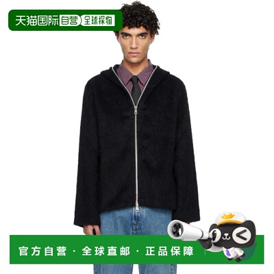 1h可退 香港直邮Our Legacy 男士 黑色 Full Zip 连帽衫 M4243FBH