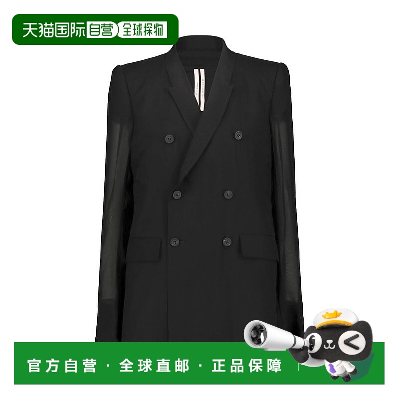 1h可退 香港直邮Rick Owens Lilies 瑞克 欧文斯 女士 JMF 雙排扣