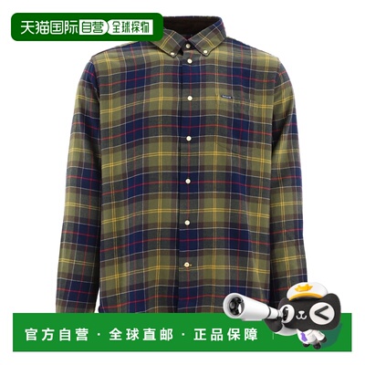 香港直邮Barbour 男士衬衫 MSH4991TN52 CO 灰色 Plaid Check Tro