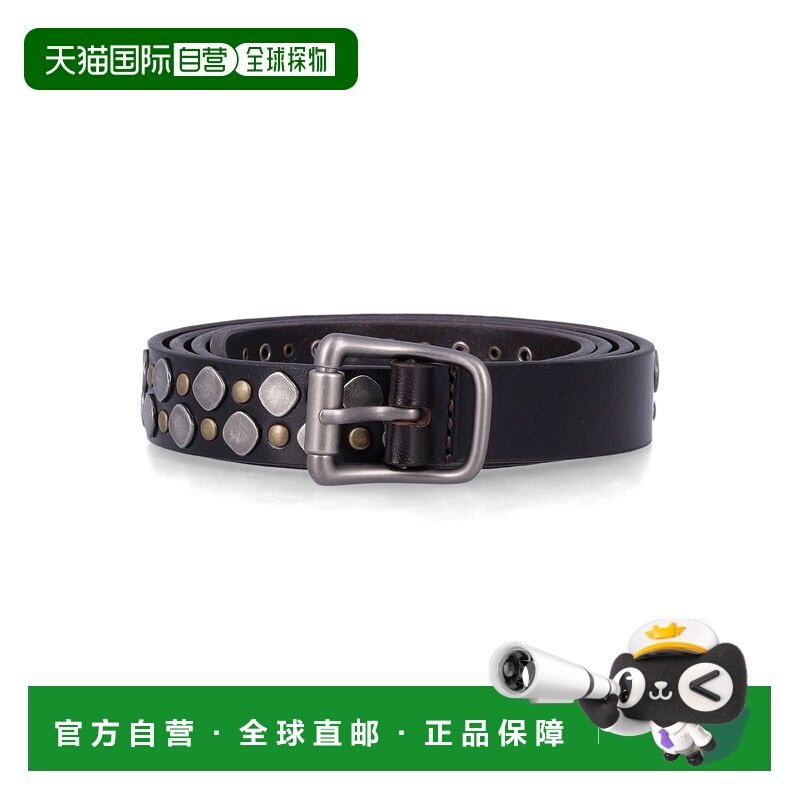 1h可退 香港直邮Lemaire 男士 Rio 铆钉皮带深褐色腰带 BE0006LL0,服饰配件/皮带/帽子/围巾,腰带/皮带/腰链,淘宝优惠券,粉丝福利购,淘宝优惠卷
